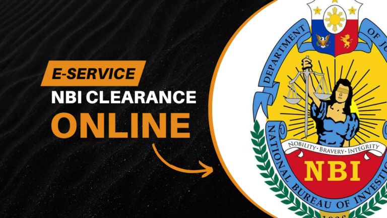 E-Services for NBI Clearance Process for 2024