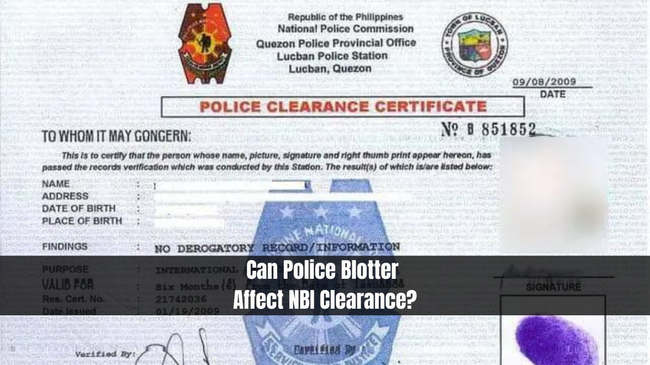 Can Police Blotter Affect NBI Clearance?